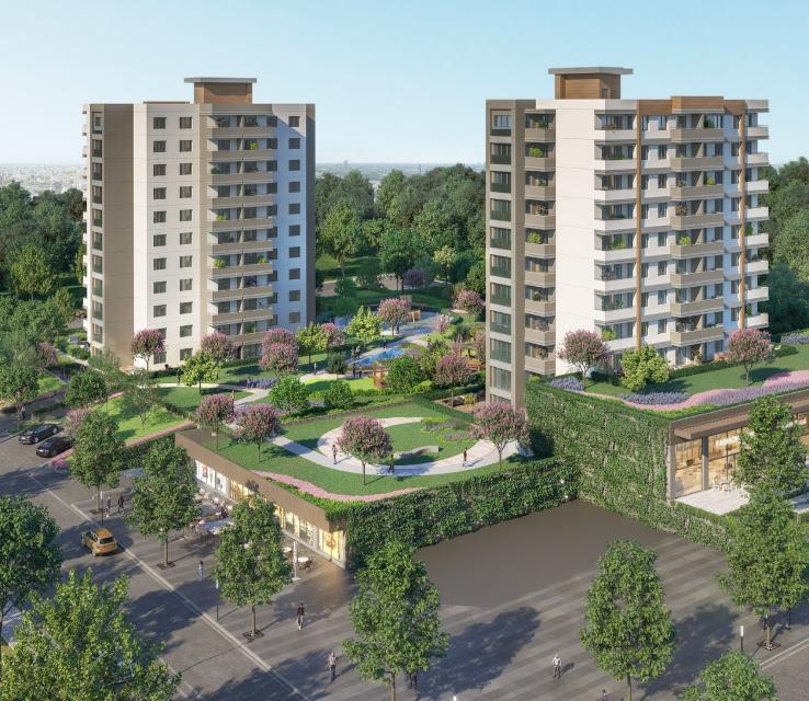 Современный жилой комплекс в районе Эсенюрт, Стамбул