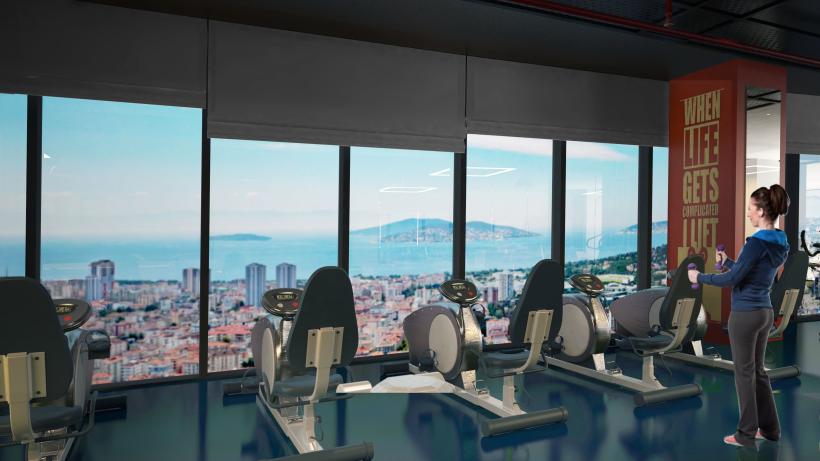 Maltepe bölgesinde iş kompleksi, İstanbul