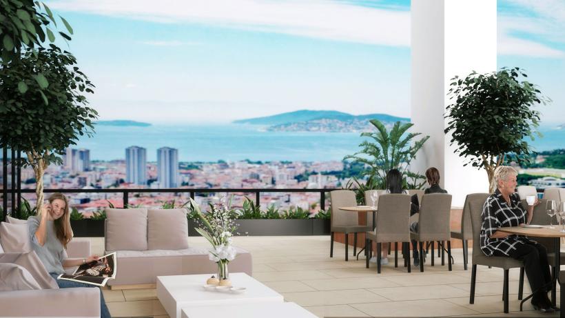 Maltepe bölgesinde iş kompleksi, İstanbul