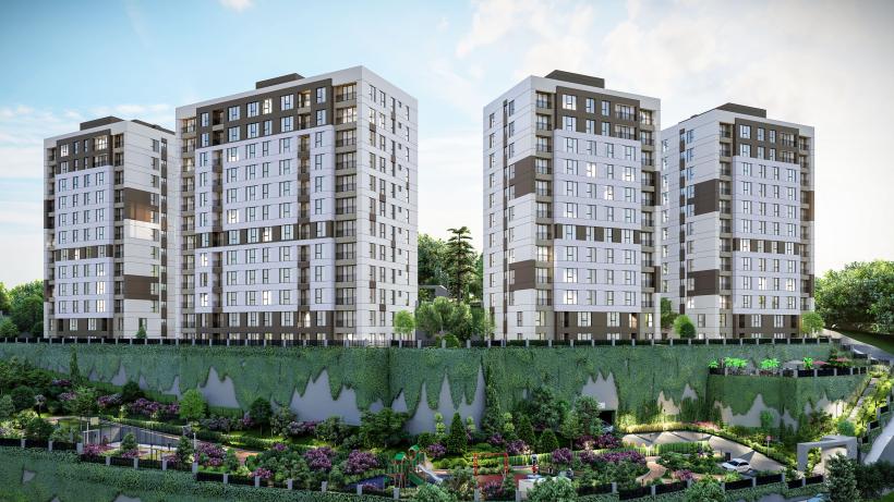 Новый жилой комплекс в центре Стамбула, район Эюп
