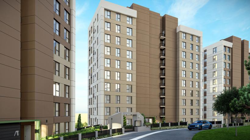 Новый жилой комплекс в центре Стамбула, район Эюп