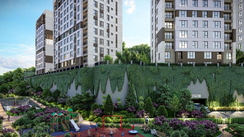 Новый жилой комплекс в центре Стамбула, район Эюп