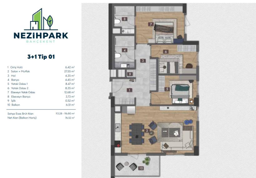 Nezi̇hpark Bahçekent